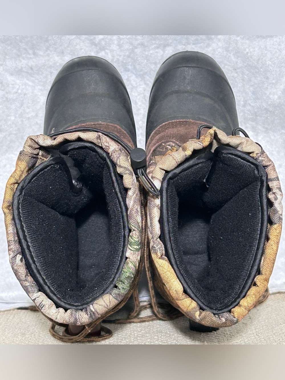 Ranger Big Kids Tundra II Camo 400g Insulated Waterproof Winter Snow Boots SZ 4 - Picture 5 of 11